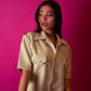 (IVORY) WESTERN SHIRT