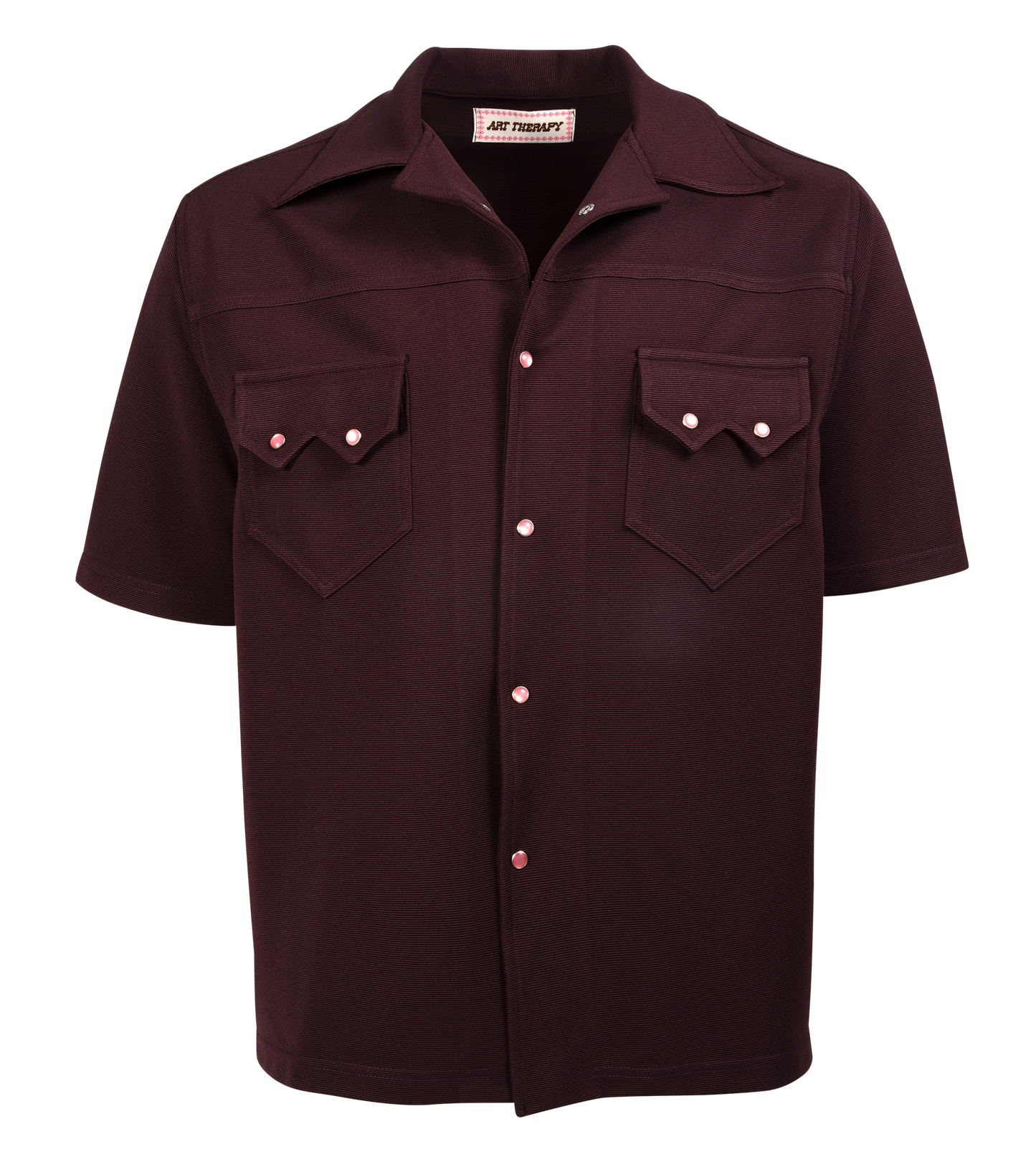 (PLUM) WESTERN SHIRT